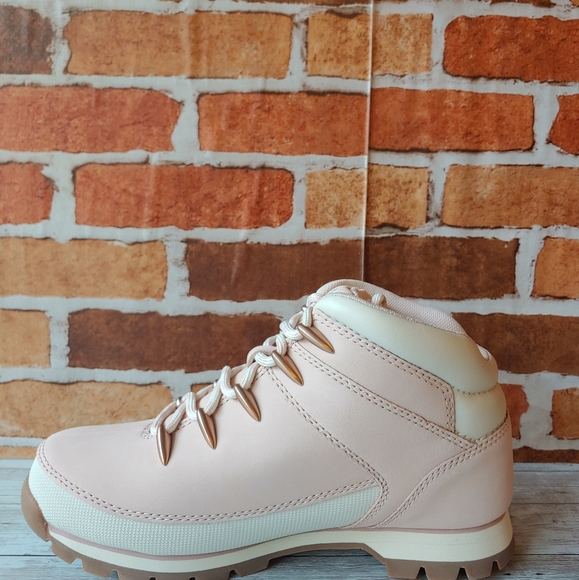NEW Timberland Euro Sprint Mid Hiker Light Pink - Picture 2 of 8